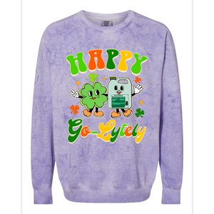 Gi Nurse St PatrickS Day Gastroenterologist Happy Golytely Colorblast Crewneck Sweatshirt