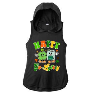 Gi Nurse St PatrickS Day Gastroenterologist Happy Golytely Ladies PosiCharge Tri-Blend Wicking Draft Hoodie Tank