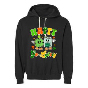 Gi Nurse St PatrickS Day Gastroenterologist Happy Golytely Garment-Dyed Fleece Hoodie