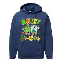 Gi Nurse St PatrickS Day Gastroenterologist Happy Golytely Performance Fleece Hoodie