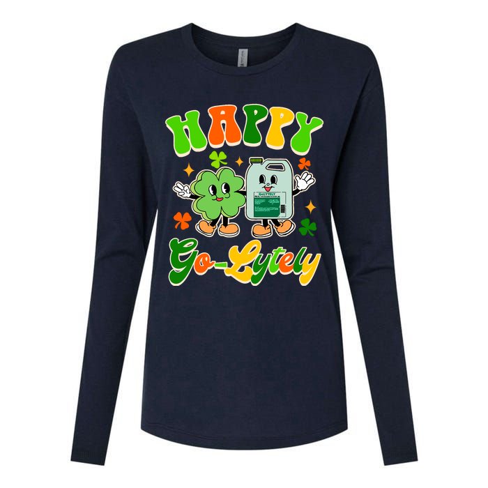 Gi Nurse St PatrickS Day Gastroenterologist Happy Golytely Womens Cotton Relaxed Long Sleeve T-Shirt