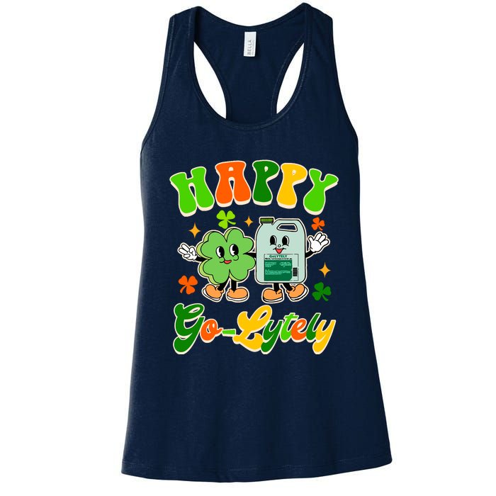 Gi Nurse St PatrickS Day Gastroenterologist Happy Golytely Women's Racerback Tank