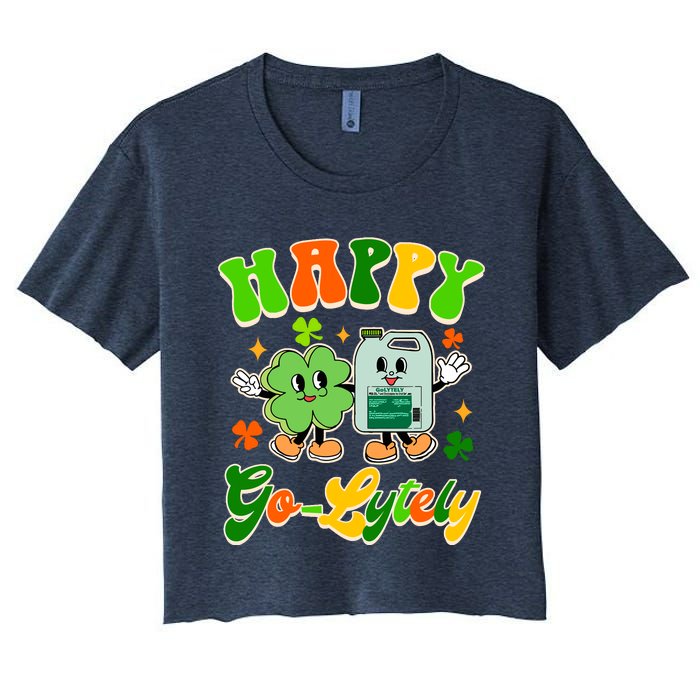 Gi Nurse St PatrickS Day Gastroenterologist Happy Golytely Women's Crop Top Tee