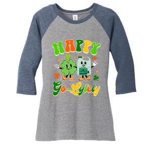 Gi Nurse St PatrickS Day Gastroenterologist Happy Golytely Women's Tri-Blend 3/4-Sleeve Raglan Shirt