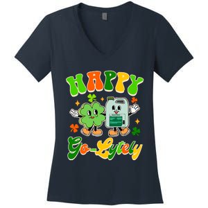 Gi Nurse St PatrickS Day Gastroenterologist Happy Golytely Women's V-Neck T-Shirt