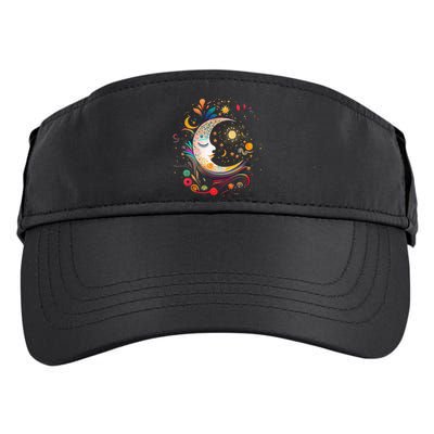 Galaxy Night Sky Moon Lunar Stars Sun Love Adult Drive Performance Visor