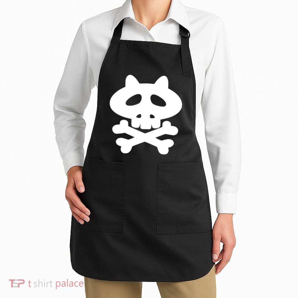 Gaki No Tsukai Batsu Game Dokuro Mark (White) Apron