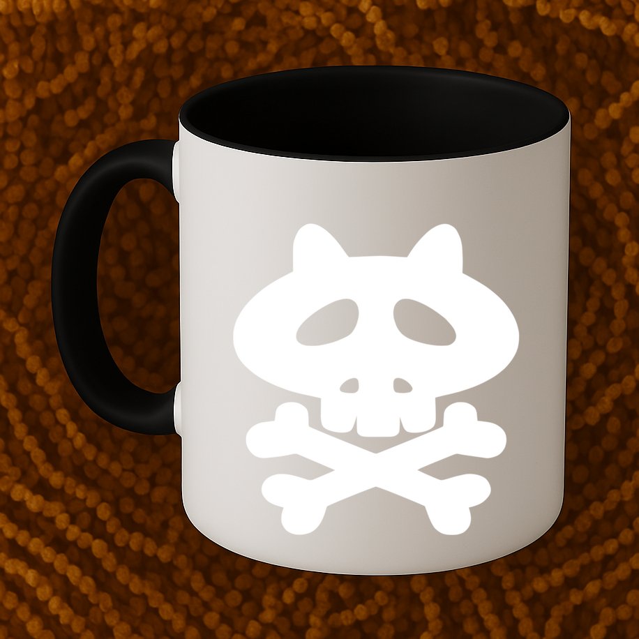 Gaki No Tsukai Batsu Game Dokuro Mark (White) Mug
