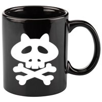 Gaki No Tsukai Batsu Game Dokuro Mark (White) 11oz C Handle Ceramic Mug