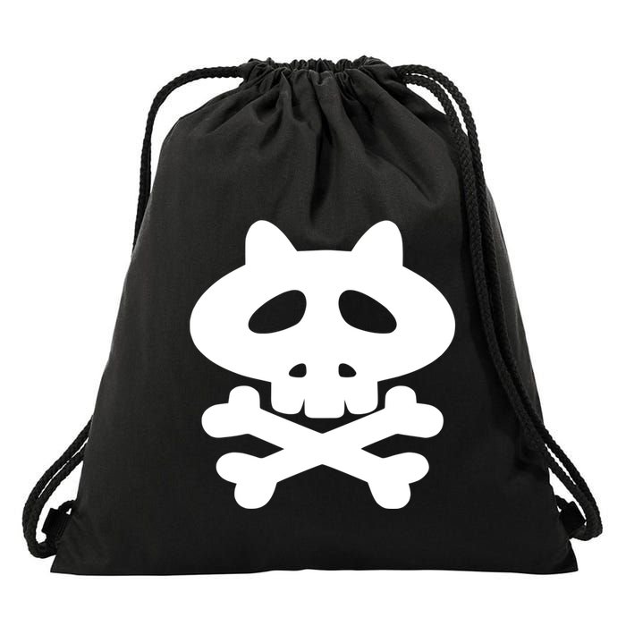 Gaki No Tsukai Batsu Game Dokuro Mark (White) Drawstring Bag