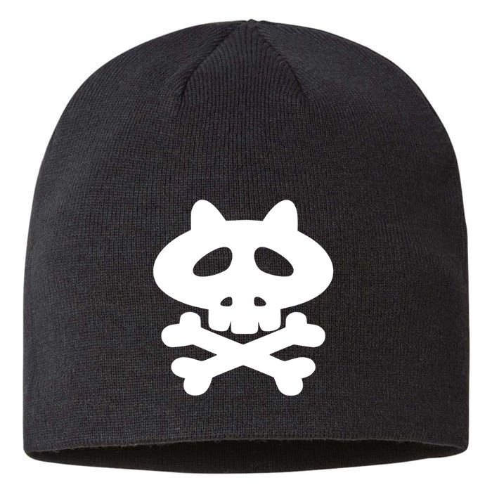 Gaki No Tsukai Batsu Game Dokuro Mark (White) Sustainable Beanie