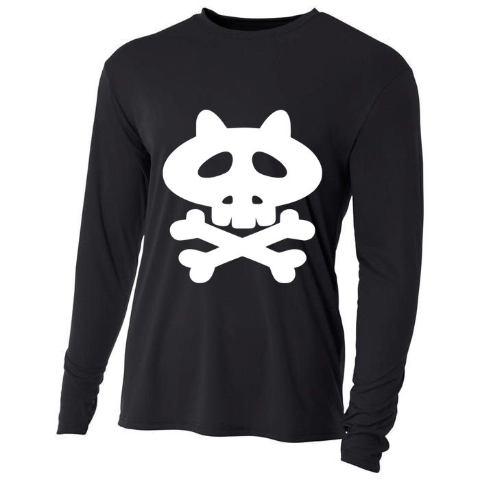 Gaki No Tsukai Batsu Game Dokuro Mark (White) Cooling Performance Long Sleeve Crew