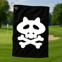 Gaki No Tsukai Batsu Game Dokuro Mark (White) Golf Towel