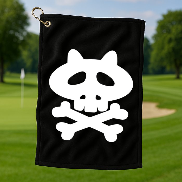 Gaki No Tsukai Batsu Game Dokuro Mark (White) Golf Towel