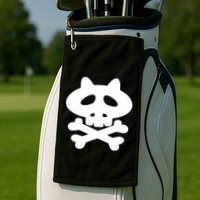 Gaki No Tsukai Batsu Game Dokuro Mark (White) Golf Towel