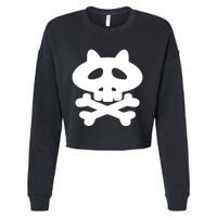 Gaki No Tsukai Batsu Game Dokuro Mark (White) Cropped Pullover Crew