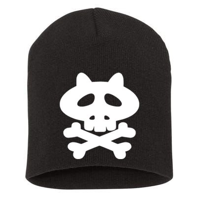 Gaki No Tsukai Batsu Game Dokuro Mark (White) Short Acrylic Beanie