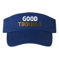 Good Necessary Trouble Voting Rights John Lewis Melanin Hbcu Cool Gift Valucap Bio-Washed Visor