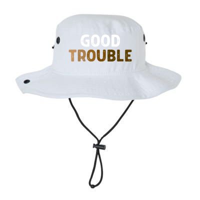 Good Necessary Trouble Voting Rights John Lewis Melanin Hbcu Cool Gift Legacy Cool Fit Booney Bucket Hat