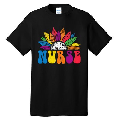 Groovy Nurse Tee  Future Nurse Appreciation Nursing Tall T-Shirt