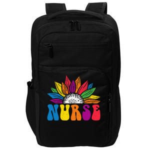 Groovy Nurse Tee  Future Nurse Appreciation Nursing Impact Tech Backpack