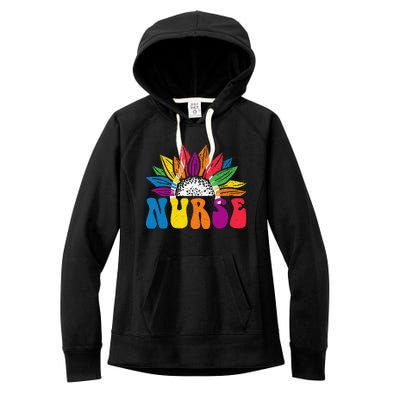 Groovy Nurse Tee  Future Nurse Appreciation Nursing Women's Fleece Hoodie