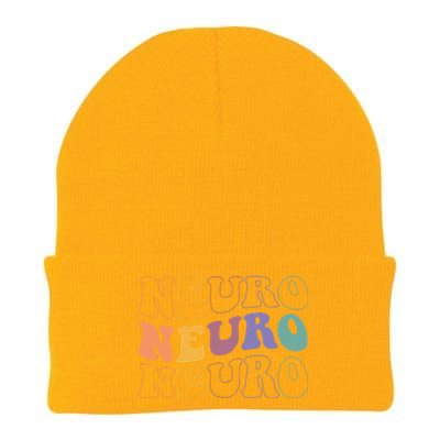 Groovy Neuro Trauma Icu Nurse Neurology Nurse Neuroscience Knit Cap Winter Beanie