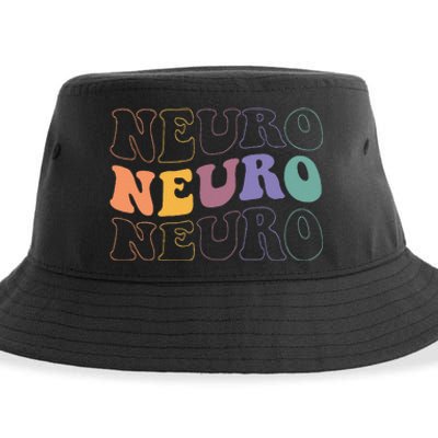 Groovy Neuro Trauma Icu Nurse Neurology Nurse Neuroscience Sustainable Bucket Hat