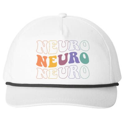 Groovy Neuro Trauma Icu Nurse Neurology Nurse Neuroscience Snapback Five-Panel Rope Hat