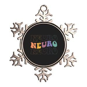 Groovy Neuro Trauma Icu Nurse Neurology Nurse Neuroscience Metallic Star Ornament