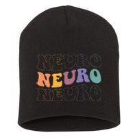 Groovy Neuro Trauma Icu Nurse Neurology Nurse Neuroscience Short Acrylic Beanie