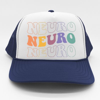 Groovy Neuro Trauma Icu Nurse Neurology Nurse Neuroscience Trucker Hat