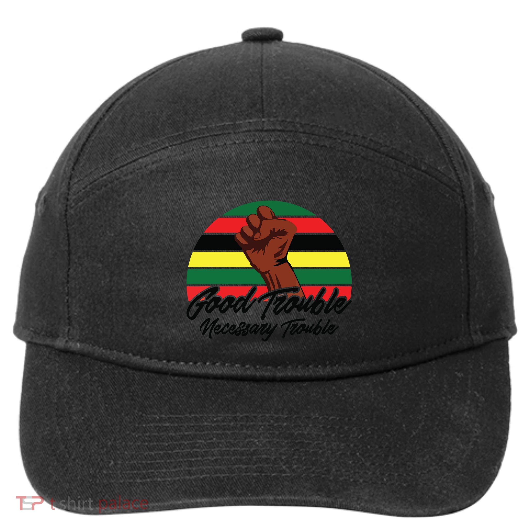 Good Necessary Trouble For Social Justice 7-Panel Snapback Hat