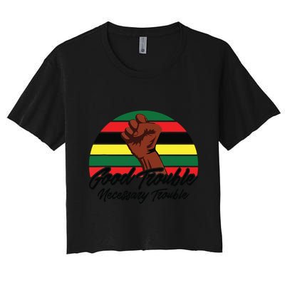 Good Necessary Trouble For Social Justice Crop Top