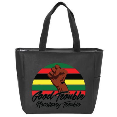 Good Necessary Trouble For Social Justice Zip Tote Bag