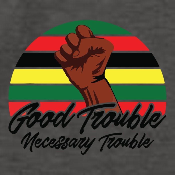 Good Necessary Trouble For Social Justice Vector Backpack
