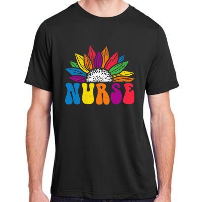 Groovy Nurse Tee Wo Future Nurse Appreciation Nursing Adult ChromaSoft Performance T-Shirt