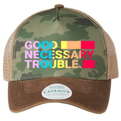 Good Necessary Trouble LGBTQ Legacy Tie Dye Trucker Hat