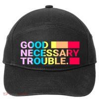 Good Necessary Trouble LGBTQ 7-Panel Snapback Hat