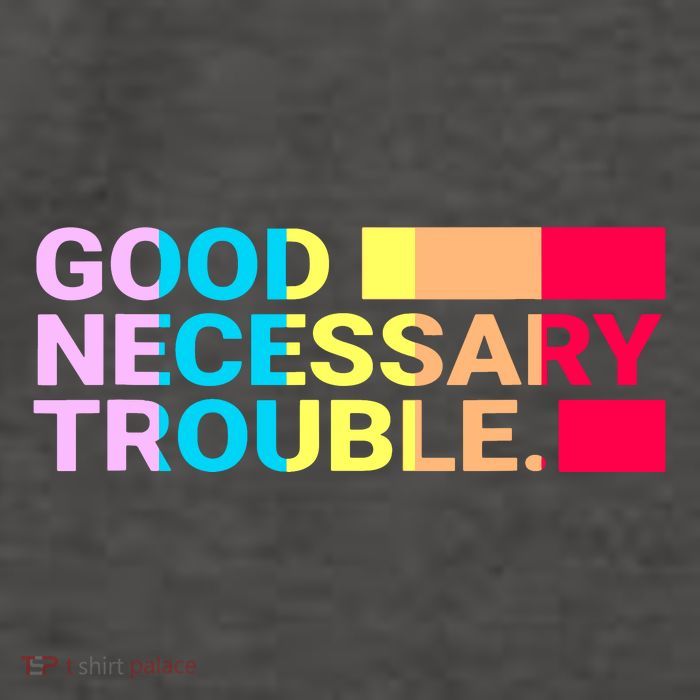 Good Necessary Trouble LGBTQ Vector Backpack