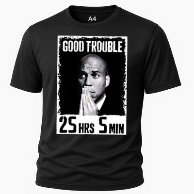 Good Necessary Trouble Corey Booker 25 Hrs And 5 Mins  Cooling Performance Crew T-Shirt
