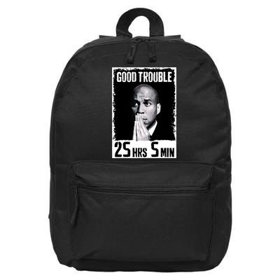 Good Necessary Trouble Corey Booker 25 Hrs And 5 Mins  16 in Basic Backpack