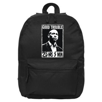 Good Necessary Trouble Corey Booker 25 Hrs And 5 Mins Funny 16 in Basic Backpack