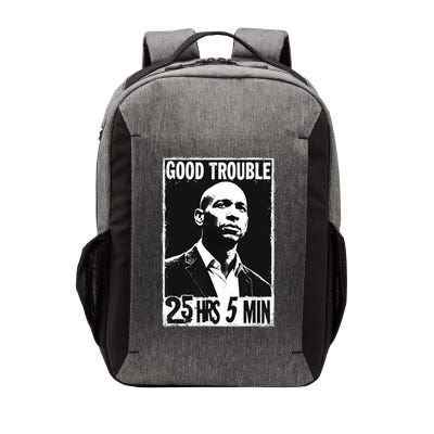Good Necessary Trouble Corey Booker 25 Hrs And 5 Mins Funny Vector Backpack