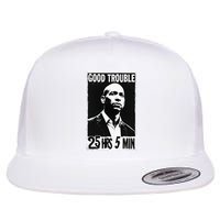 Good Necessary Trouble Corey Booker 25 Hrs And 5 Mins Funny Flat Bill Trucker Hat