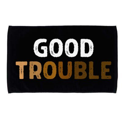 Good Necessary Trouble Voting Rights John Lewis Melanin Hbcu Premium Microfiber Hand Towel