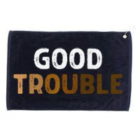 Good Necessary Trouble Voting Rights John Lewis Melanin Hbcu Premium Grommeted Golf Towel