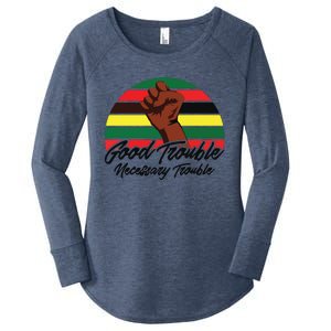 Good Necessary Trouble Civil Rights Gift Premium Women's Perfect Tri Tunic Long Sleeve Shirt