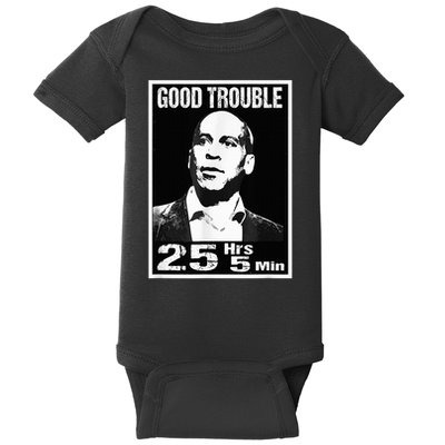 Good Necessary Trouble Corey Booker 25 Hrs And 5 Mins Baby Bodysuit
