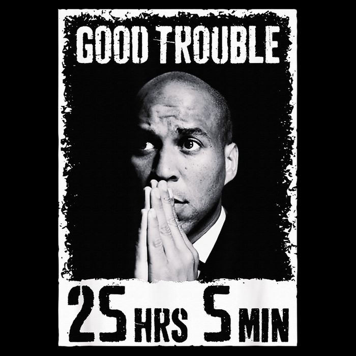 Good Necessary Trouble Corey Booker 25 Hrs And 5 Mins Flat Bill Trucker Hat